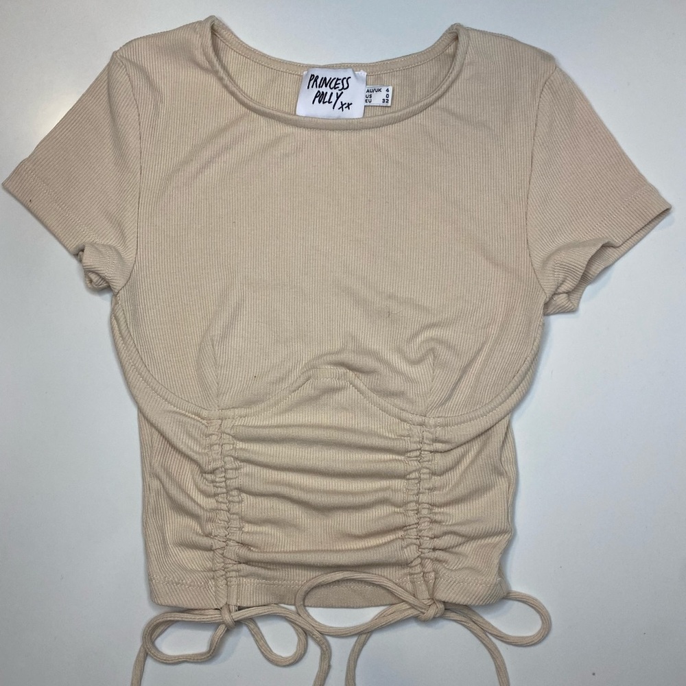 Princess Polly nude/tan top.